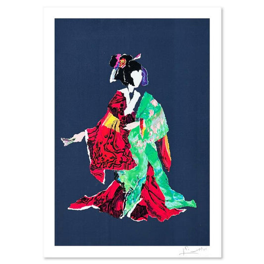 Judith Yellin, Limited Edition Serigraph, Hand Signed and Numbered with Letter of Authenticity.