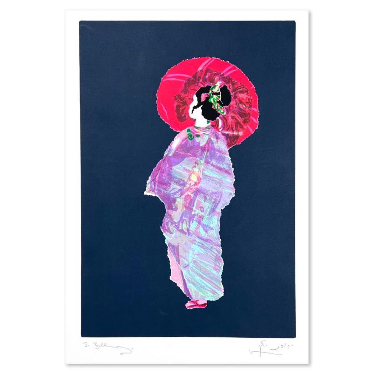 Judith Yellin, Limited Edition Serigraph, Hand Signed and Numbered with Letter of Authenticity.