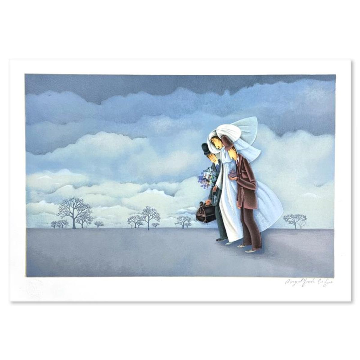 Avigail Yoresh, Limited Edition Serigraph, Hand Signed and Numbered with Letter of Authenticity.