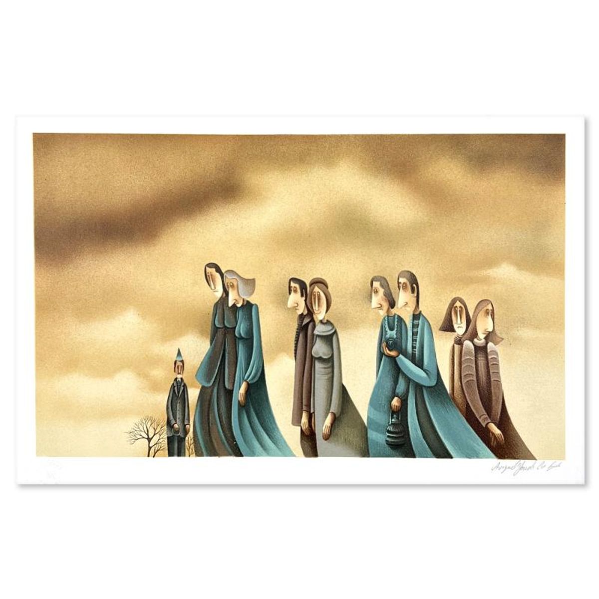 Avigail Yoresh, Limited Edition Serigraph, Hand Signed and Numbered with Letter of Authenticity.