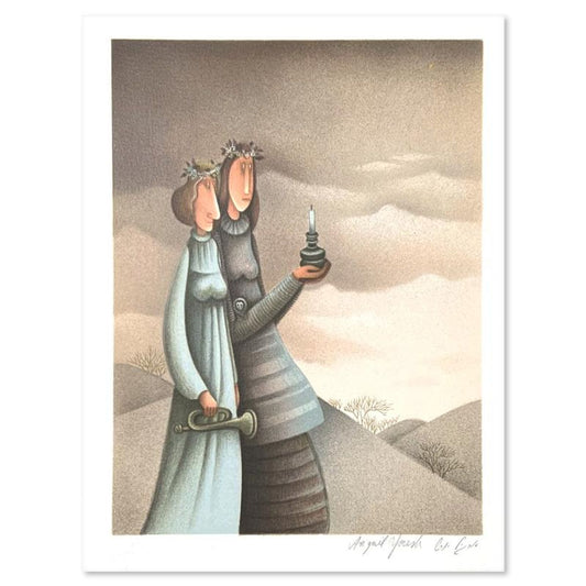 Avigail Yoresh, Limited Edition Serigraph, Hand Signed and Numbered with Letter of Authenticity.