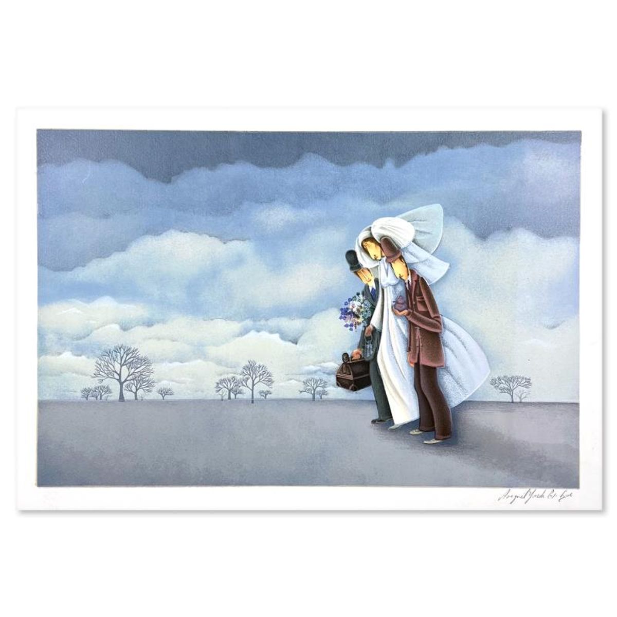 Avigail Yoresh, Limited Edition Serigraph, Hand Signed and Numbered with Letter of Authenticity.