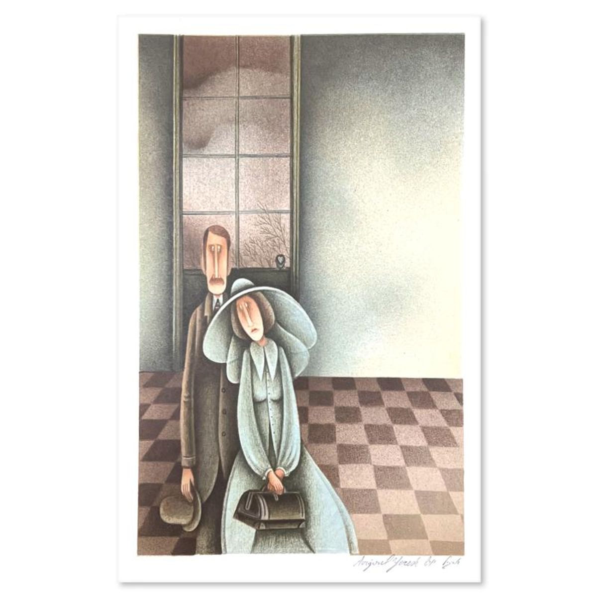 Avigail Yoresh, Limited Edition Serigraph, Hand Signed and Numbered with Letter of Authenticity.