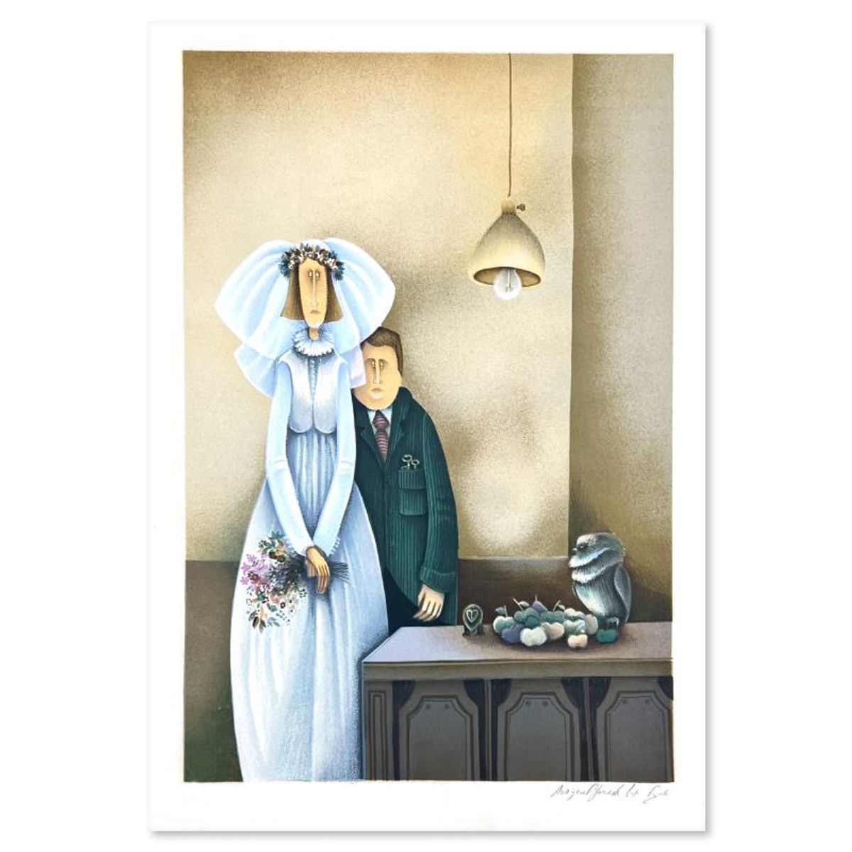 Avigail Yoresh, Limited Edition Serigraph, Hand Signed and Numbered with Letter of Authenticity.