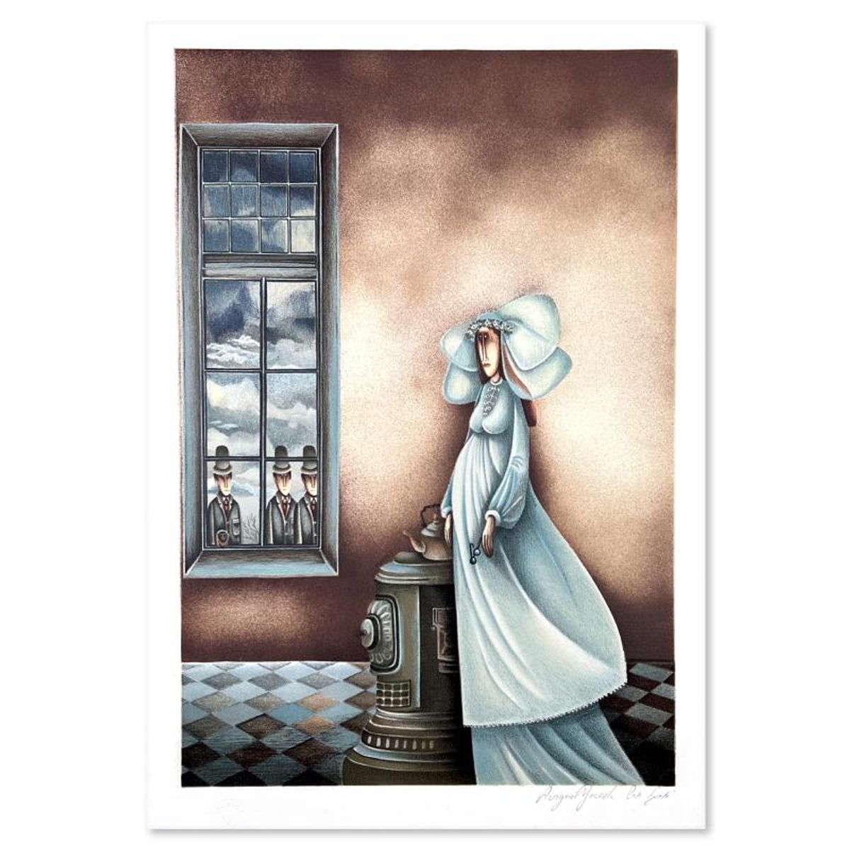 Avigail Yoresh, Limited Edition Serigraph, Hand Signed and Numbered with Letter of Authenticity.