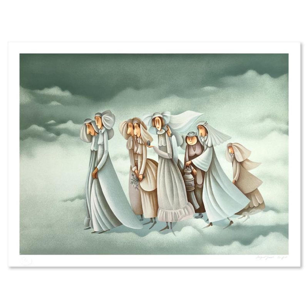 Avigail Yoresh, Limited Edition Serigraph, Hand Signed and Numbered with Letter of Authenticity.