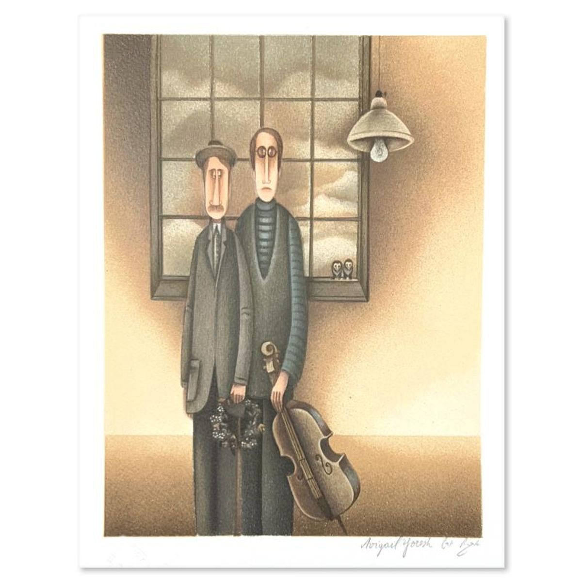 Avigail Yoresh, Limited Edition Serigraph, Hand Signed and Numbered with Letter of Authenticity.