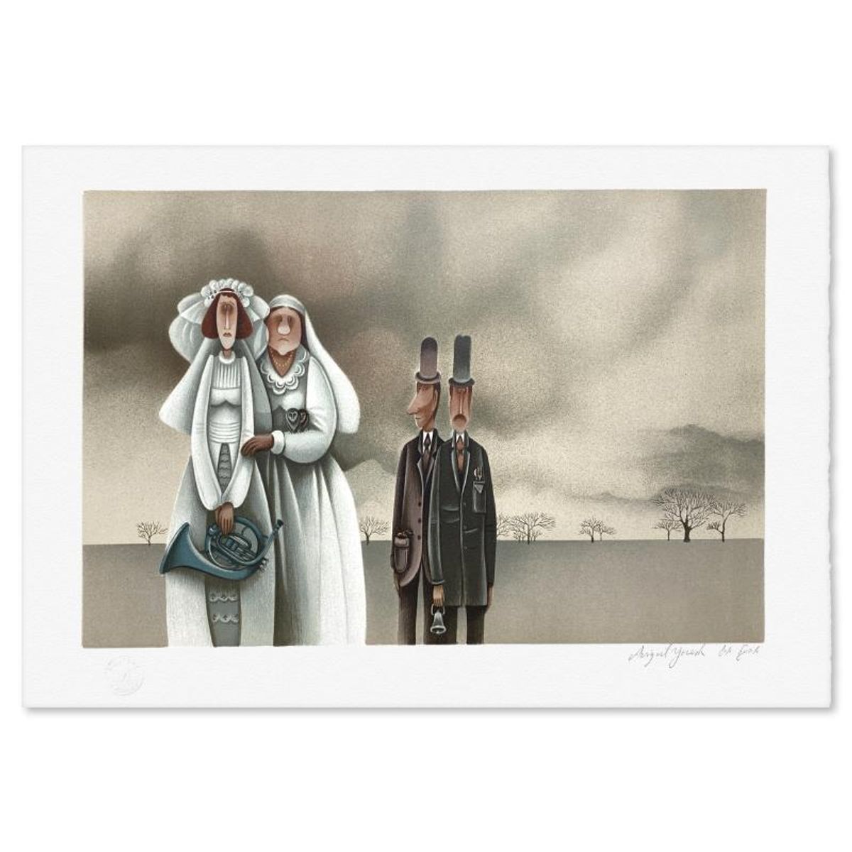 Avigail Yoresh, Limited Edition Serigraph, Numbered and Hand Signed with Letter of Authenticity.