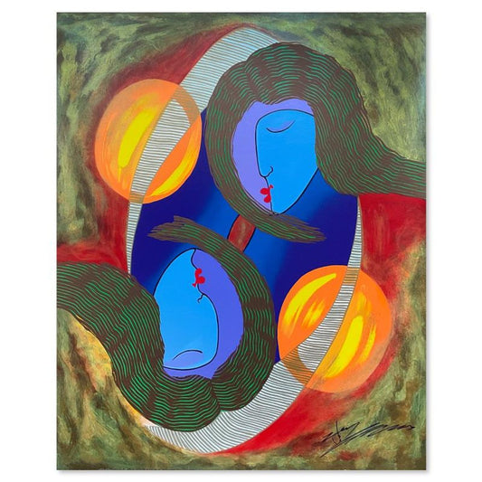 Lun Zen, "Love" Limited Edition Printer's Proof, Numbered and Hand Signed with Letter of Authenticity.