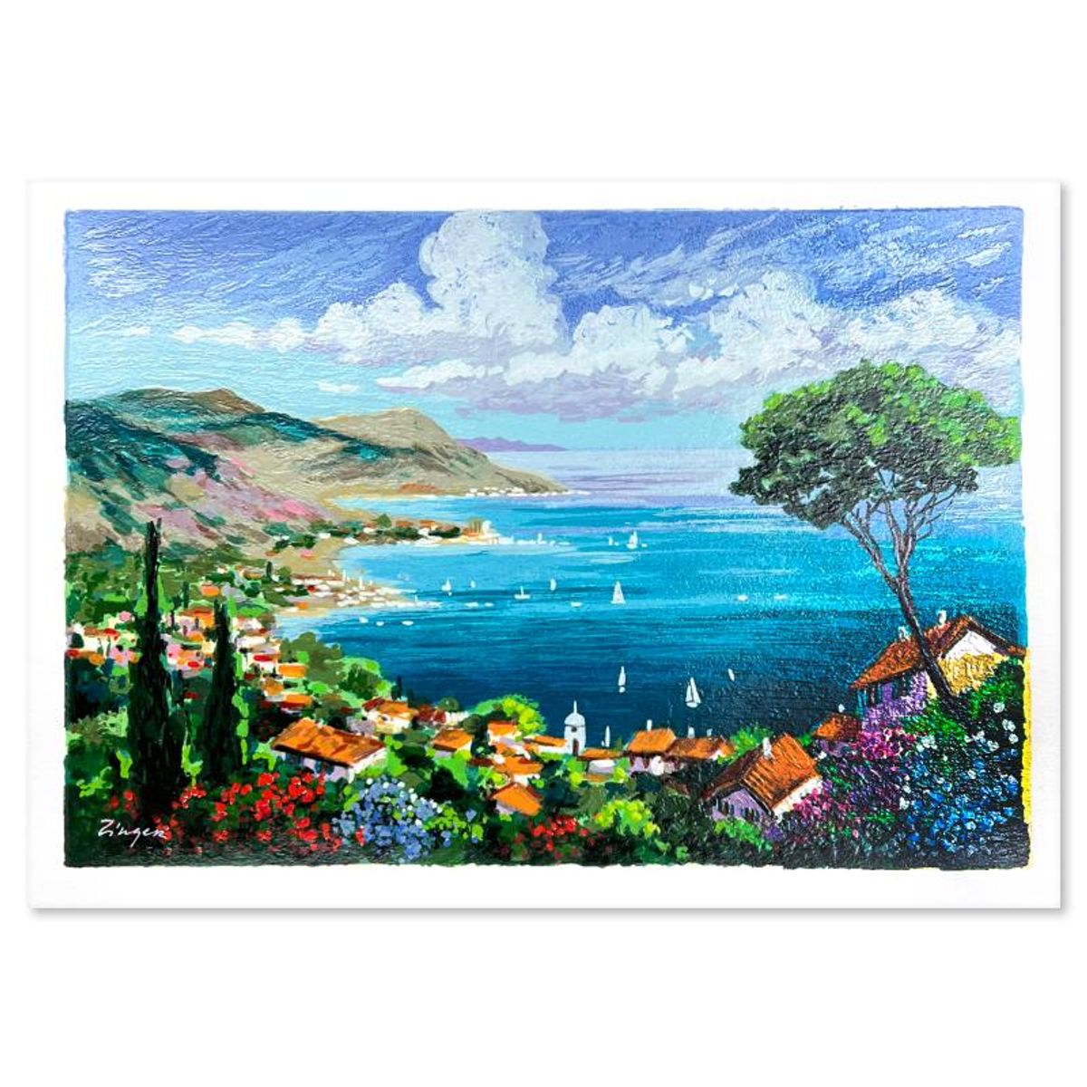 Anatoly Zinger, Hand Signed, Numbered Limited Edition with Letter of Authenticity.