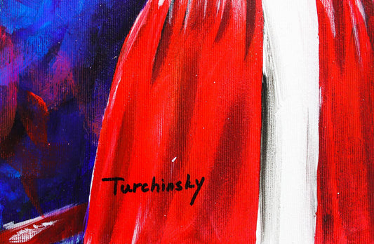 Dimitry Turchinsky- Original Oil on Canvas "Fight On"