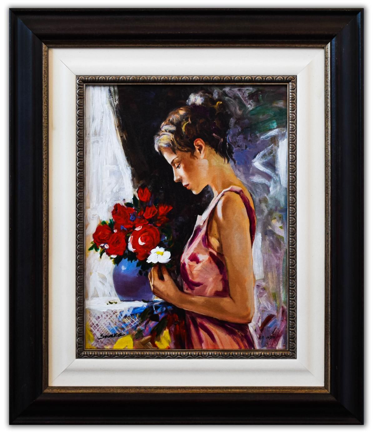 Igor Semeko- Hand Embellished Giclee on Canvas "Blessings"