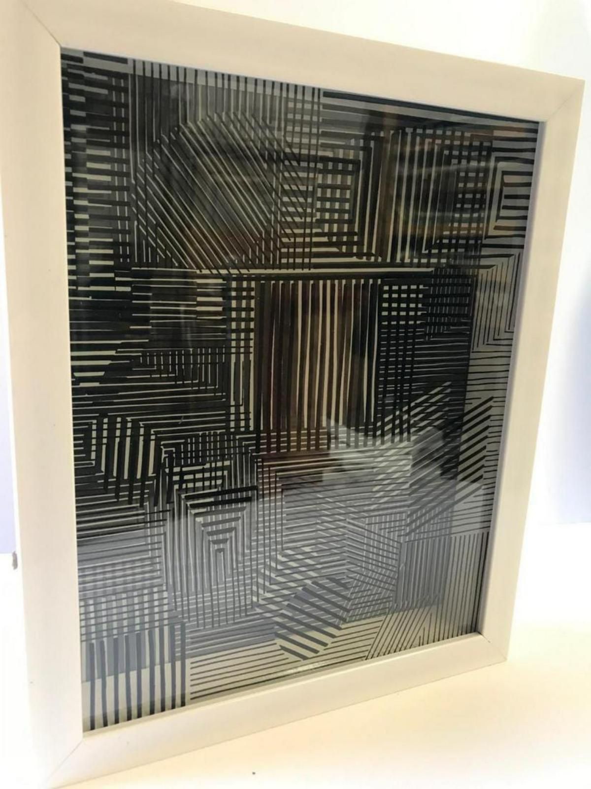 Victor Vasarely- 3D Wall Sculpture/object - Set of 5 "Cinetiques"