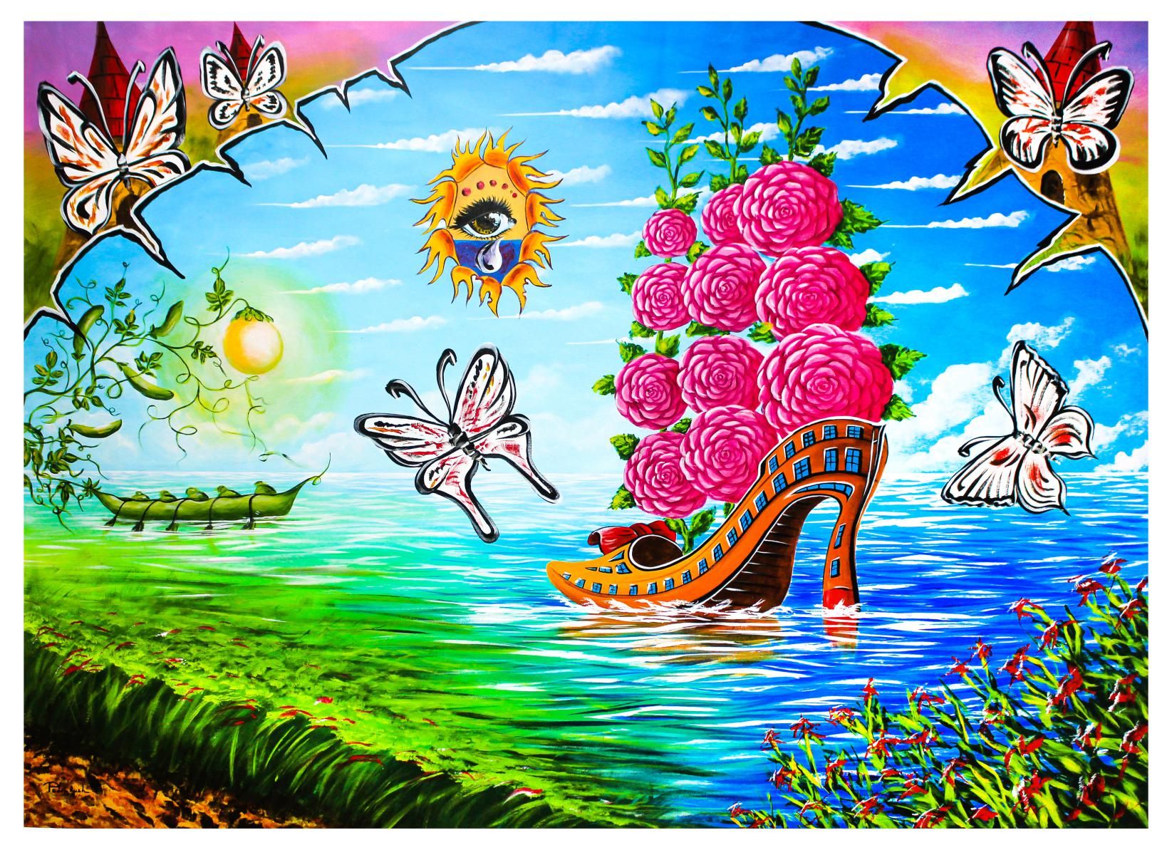 Eugene Poliarush- Original Oil on Canvas "God's plan"