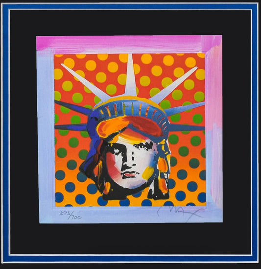 Peter Max- Original Lithograph "IBERTY HEAD XI"