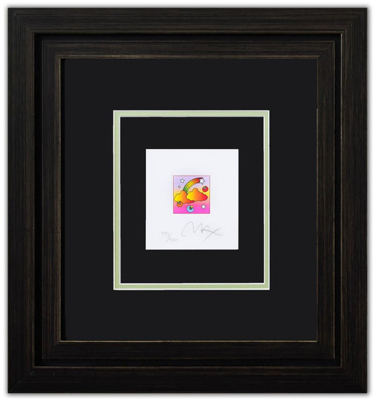 Peter Max- Original Lithograph "Rainbow with Clouds (Mini)"