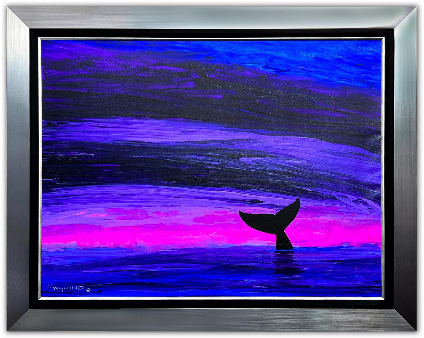 Wyland- Original Painting on Canvas "Whale Tale"