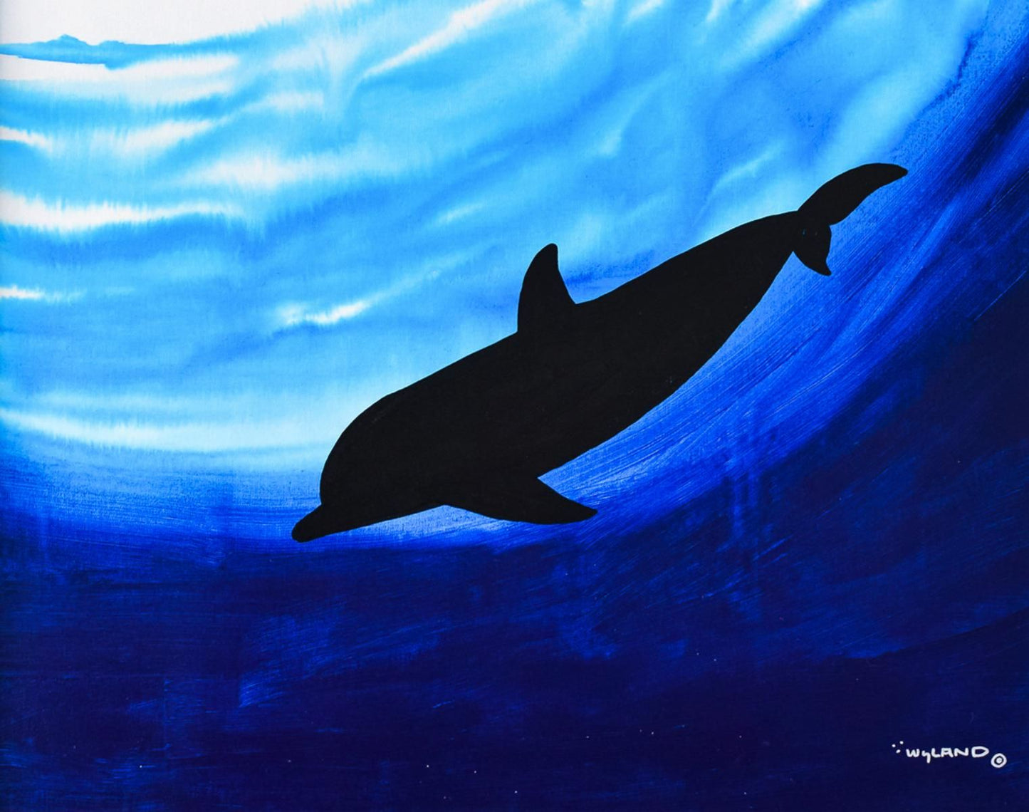Wyland- Original Painting on Canvas "Deep Sea"