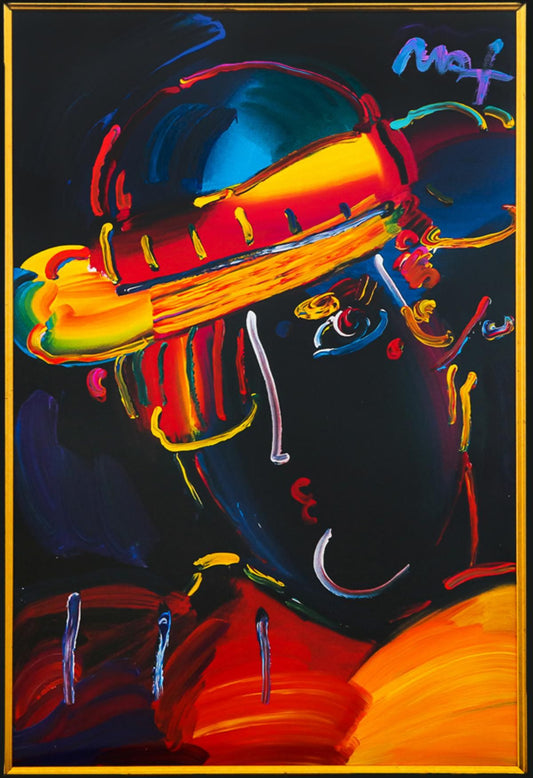 Peter Max- Original Mixed Media "Zero Prism"