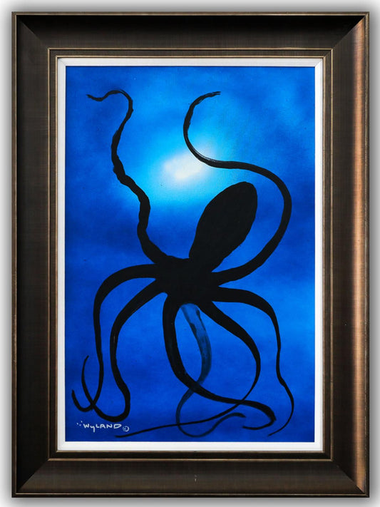 Wyland- Original Painting on Canvas "Octopus"