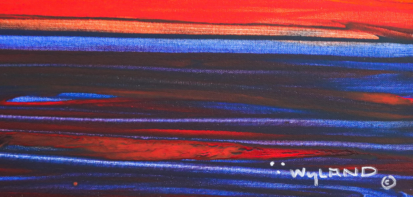 Wyland- Original Painting on Canvas "Dolphin"