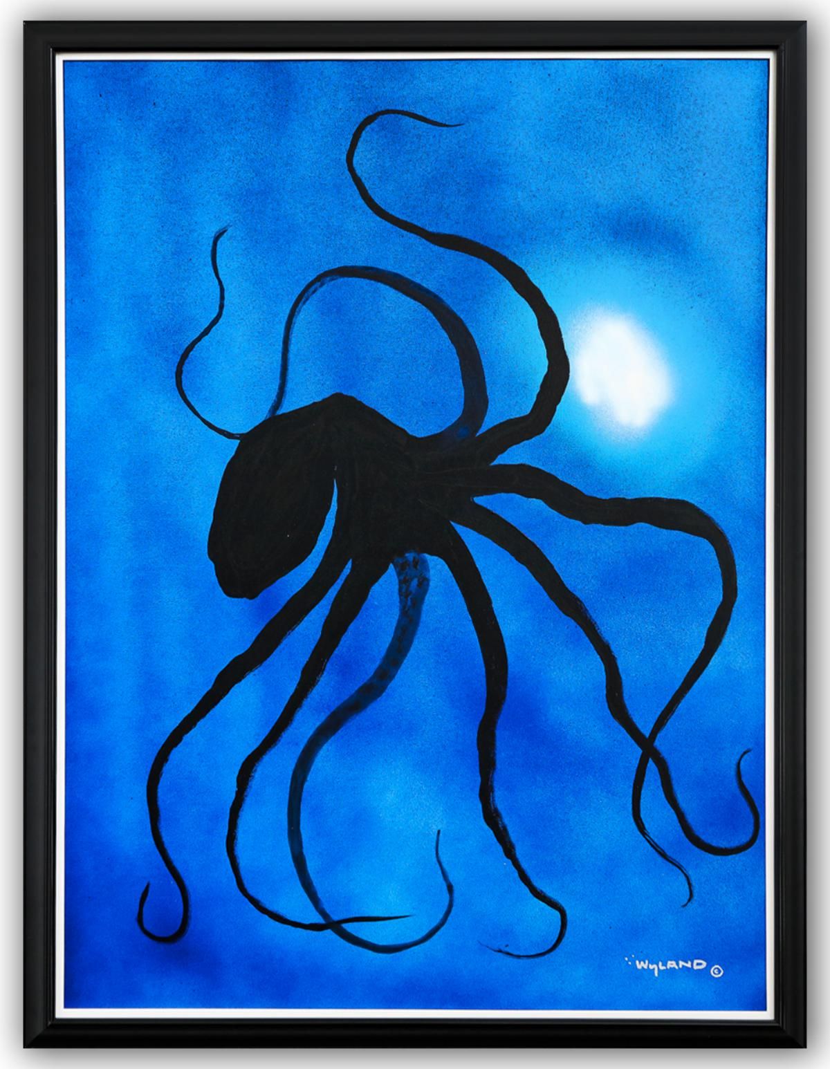 Wyland- Original Painting on Canvas "Octopus"