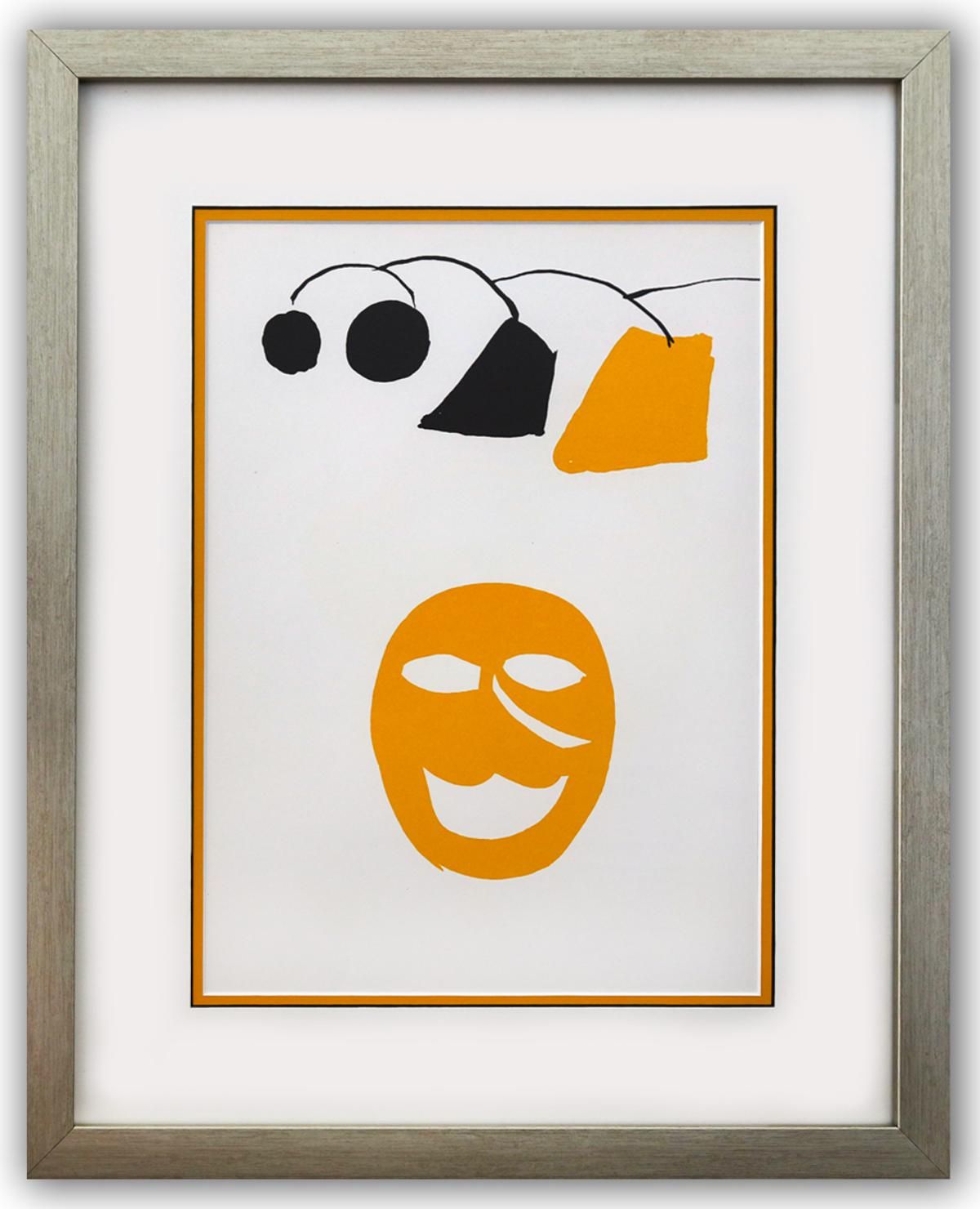 Alexander Calder- Lithograph "DLM221 - Masque jaune"