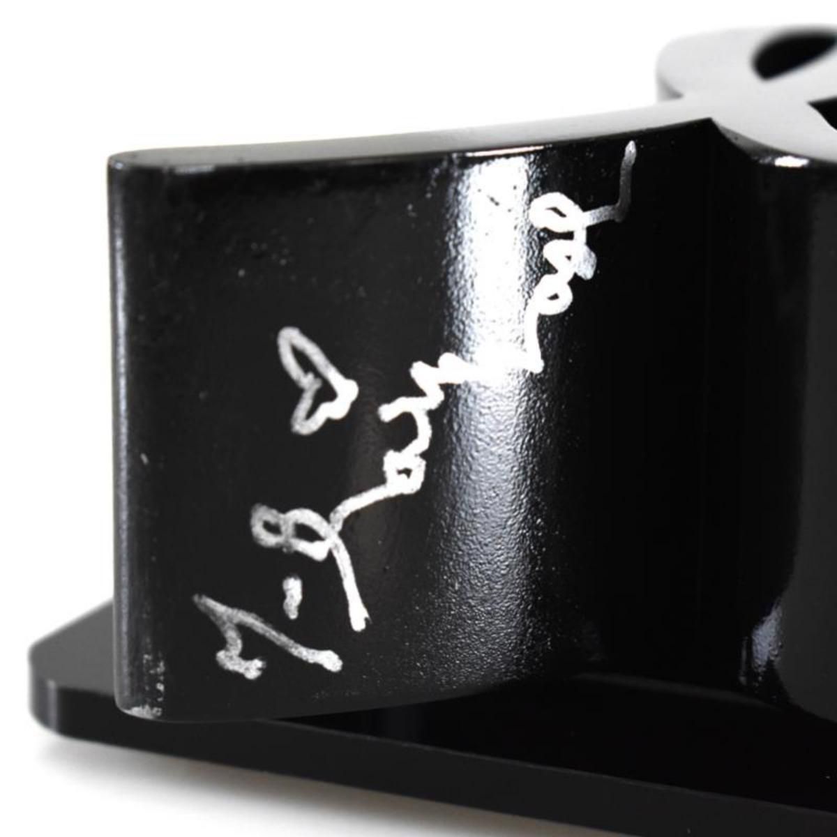 Mr. Brainwash- Resin Sculpture with Display Case "Life is Beautiful (Black)"