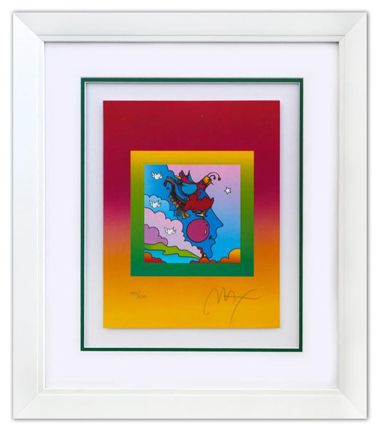 Peter Max- Original Lithograph "Woodstock Profile on Blends"