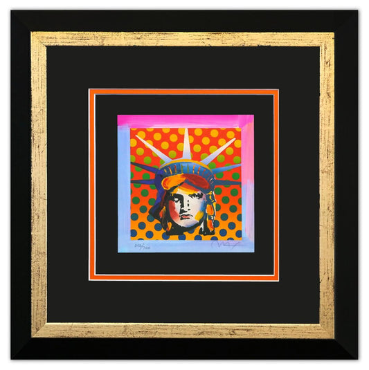 Peter Max- Original Lithograph "Liberty Head"