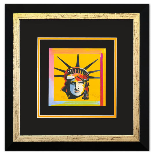 Peter Max- Original Lithograph "Liberty Head"