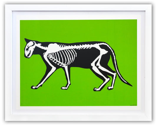 Hijack- Silkscreen "Skeleton Cat"