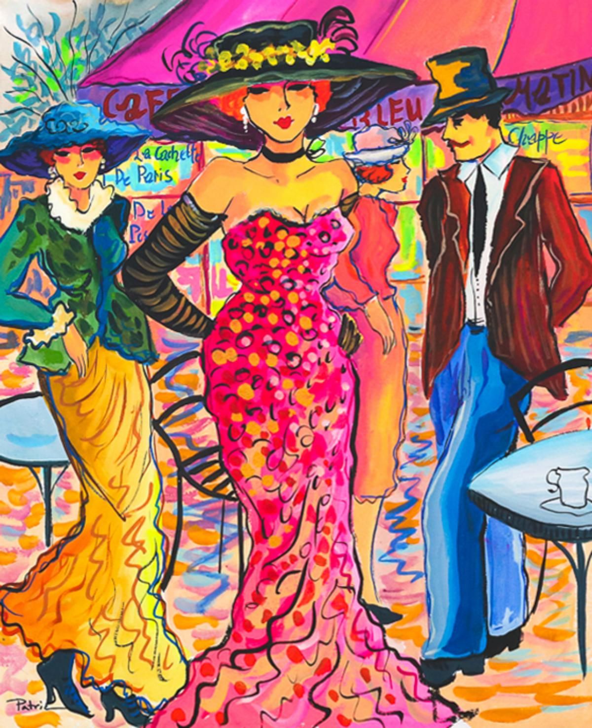 Patricia Govezensky- Original Watercolor "Fiesta"