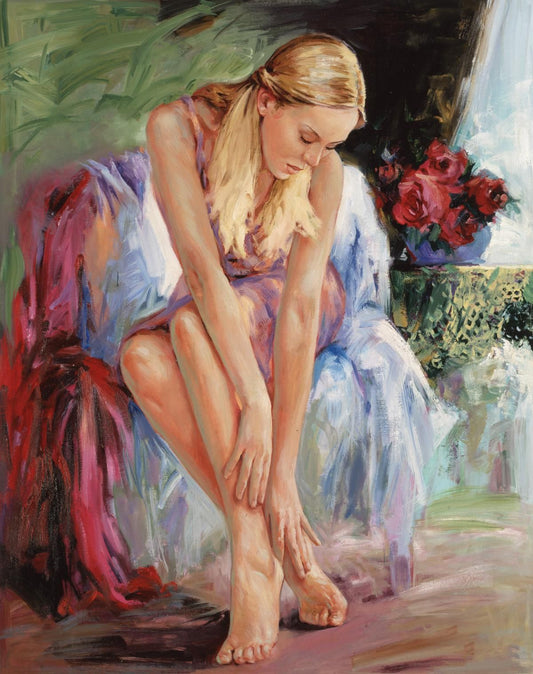 Igor Semeko- Original Giclee on Canvas "Bella"