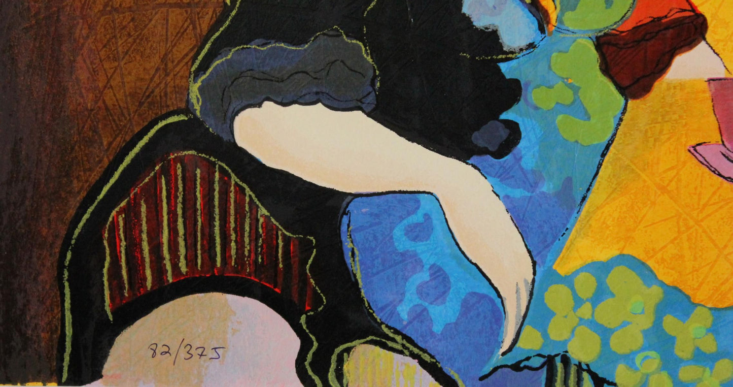 Patricia Govezensky- Original Serigraph on Paper "Silence Beach"