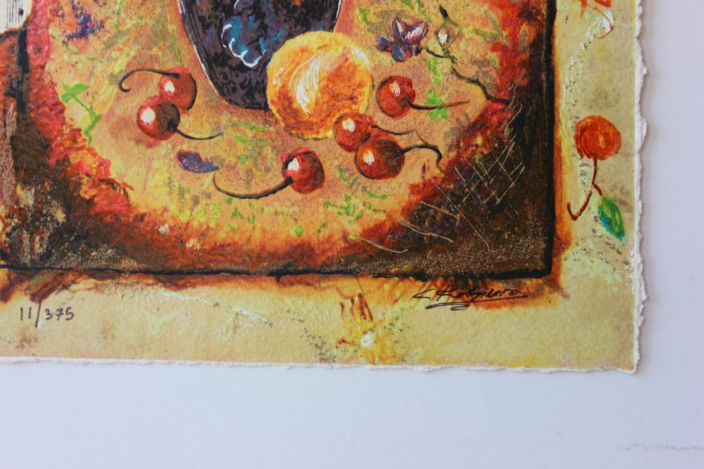 Sergey Kovrigo- Original Serigraph on Paper "Sunshine Roses"