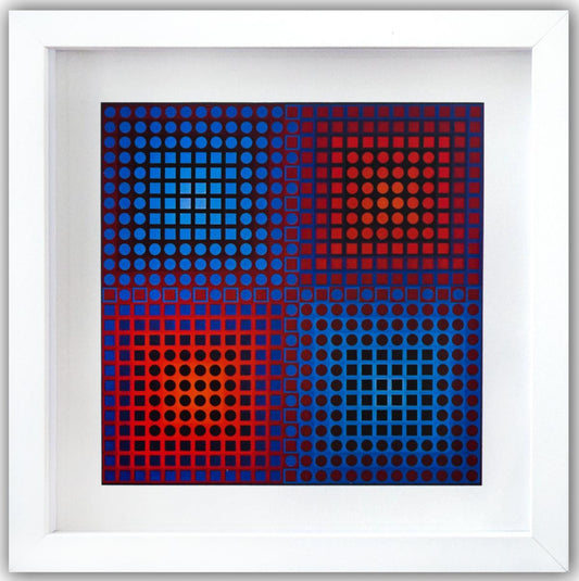 Victor Vasarely- Heliogravure Print "EG - 1 - 2"