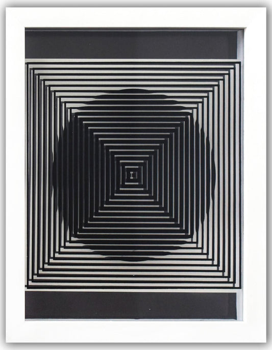 Victor Vasarely- 3D Wall Sculpture/object "Cinetiques"