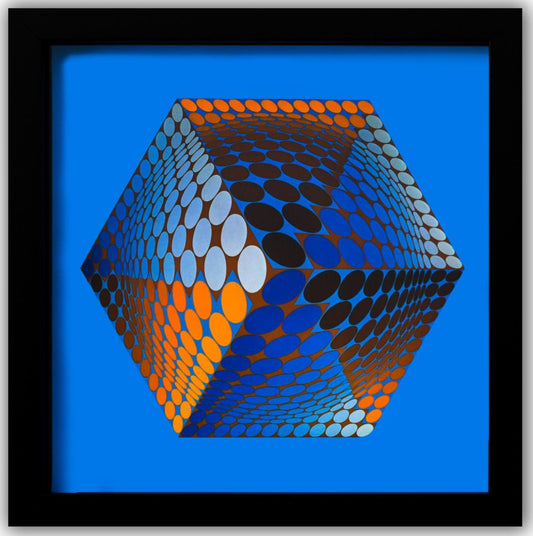 Victor Vasarely- Heliogravure Print "Tupa - 3"