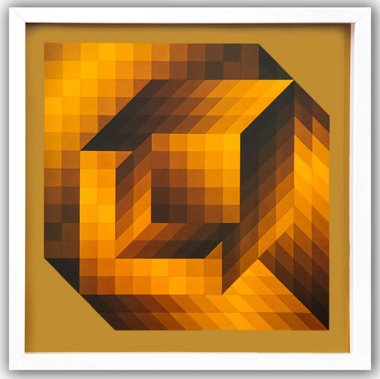 Victor Vasarely- Heliogravure Print "Untitled"