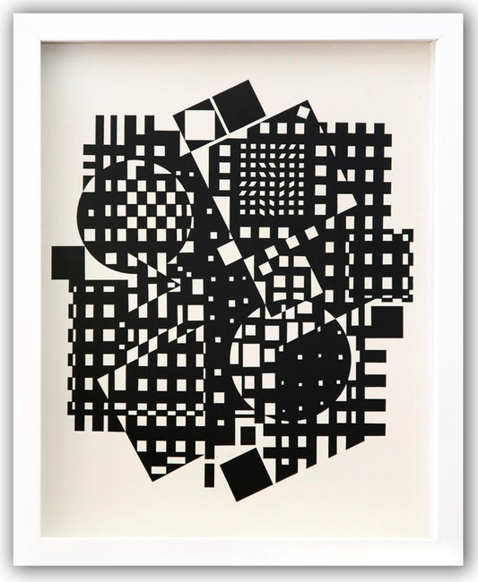 Victor Vasarely- Heliogravure Print "Untitled"