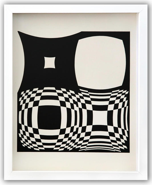 Victor Vasarely- Heliogravure Print "Untitled"