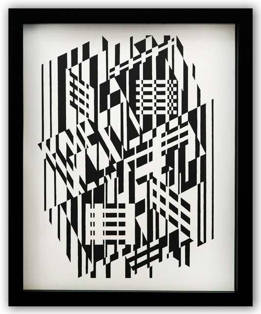 Victor Vasarely- Heliogravure Print "Untitled"