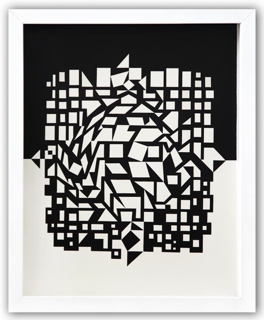 Victor Vasarely- Heliogravure Print "Untitled"