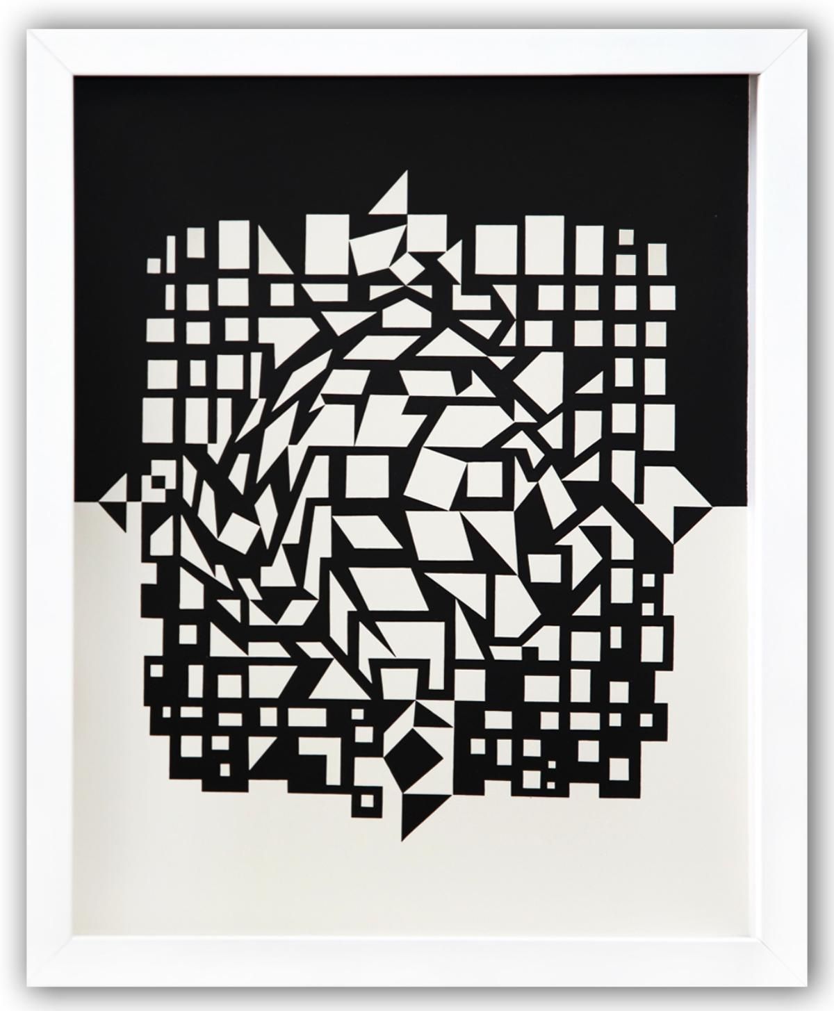 Victor Vasarely- Heliogravure Print "Untitled"