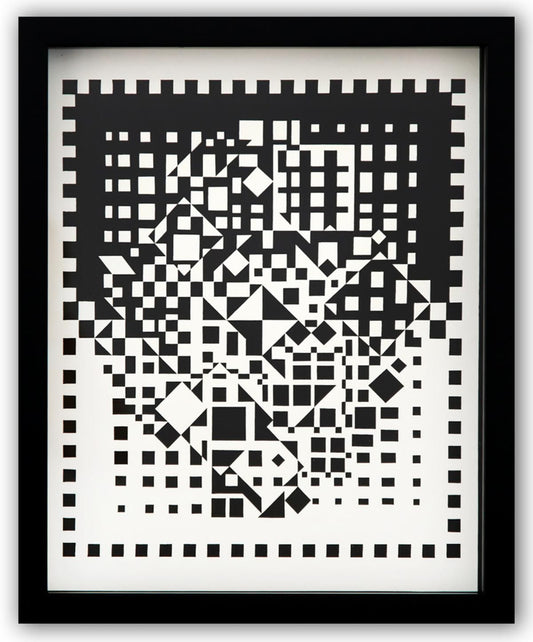 Victor Vasarely- Heliogravure Print "Untitled"