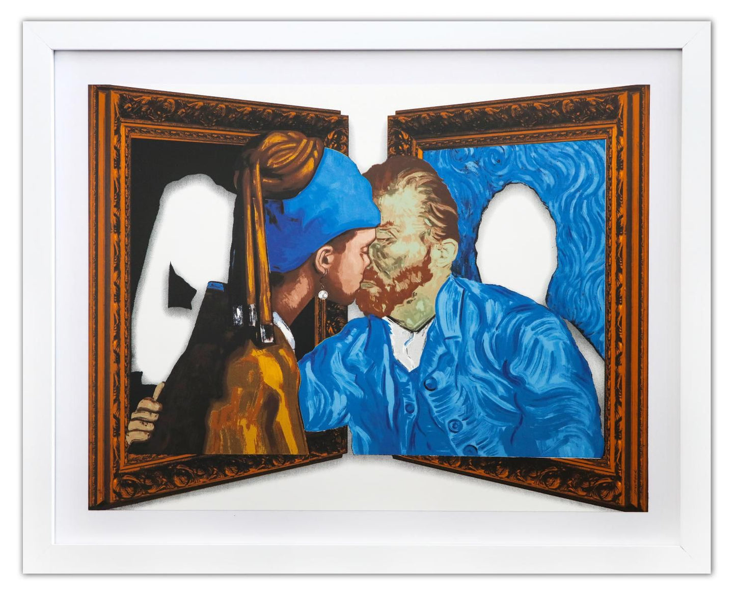 Hijack- Limited Edition Silkscreen "kissing booth"