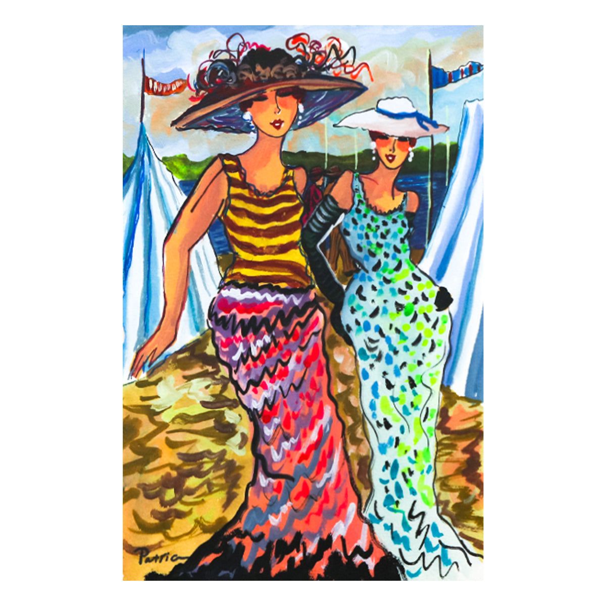 Patricia Govezensky- Original Watercolor "Debby"