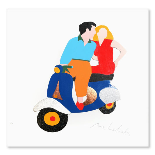 Marco Lodola- Silkscreen "Ti porto via conme"