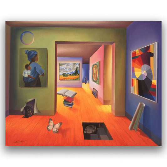 Alexander Astahov- Giclee on Canvas "African Art"